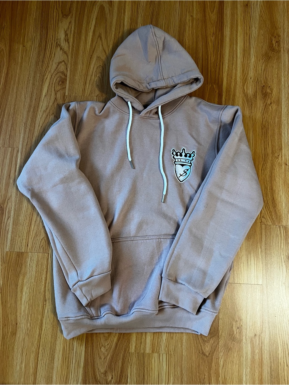 Men's XL Blush Colored Pullover Hoodie